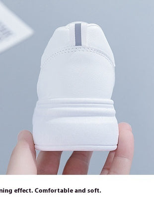 White Shoes For Women Spring And Summer Women's Breathable Versatile Casual Platform Sports