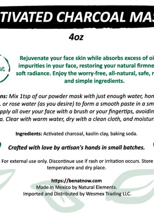 Activated Charcoal Mask