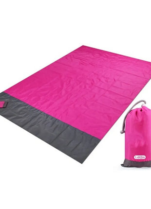 Waterproof Pocket Beach Blanket: Portable 2x2.1m Camping Mat