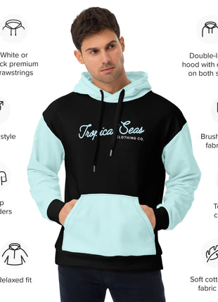 Bahama Blue Two-Tone Tropical Seas Hoodie
