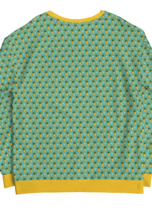 Women's Tropical Pineapple Print Sweatshirt - 01 big store