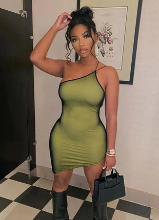 Bodycon Backless Mini Dress