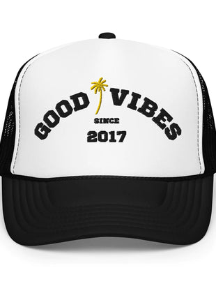 Beachy Good Vibes Foam Trucker Hat