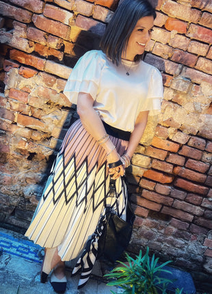 Magnolia Pleated Skirt