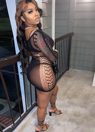 Lucky Lottery Mesh Mini Dress