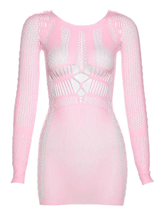 Lucky Lottery Mesh Mini Dress