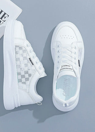 White Shoes For Women Spring And Summer Women's Breathable Versatile Casual Platform Sports