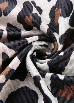 Veronica Leopard Mini Dress