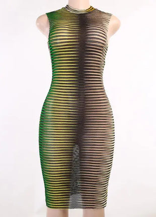 Micro Mini Dress Sheer See Through Dress
