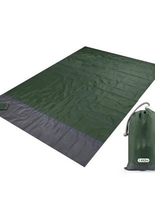 Waterproof Pocket Beach Blanket: Portable 2x2.1m Camping Mat