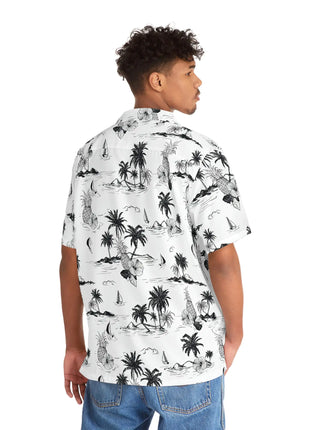 Men's Tropical Vintage Print Hawaiian Shirt