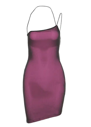 Bodycon Backless Mini Dress