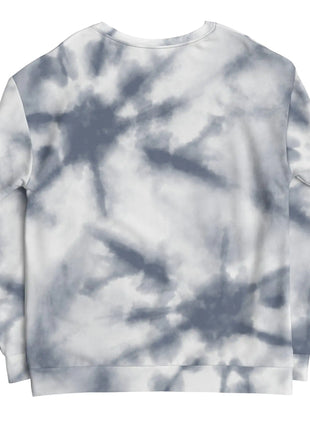 Grey Tie-Dye Vibe Tropical Sweatshirt - 01 big store