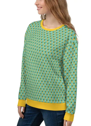 Women's Tropical Pineapple Print Sweatshirt