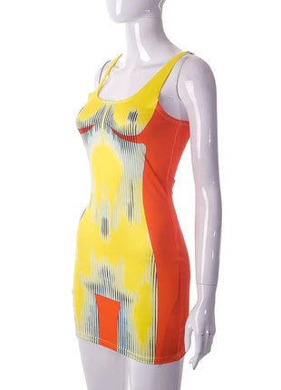 Sleeveless Bodycon Mini Dress