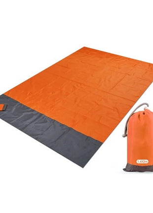 Waterproof Pocket Beach Blanket: Portable 2x2.1m Camping Mat