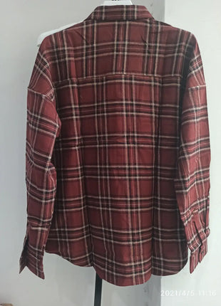 Autumn Vintage Plaid Shirts