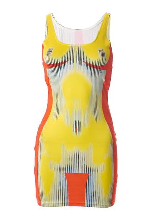 Sleeveless Bodycon Mini Dress